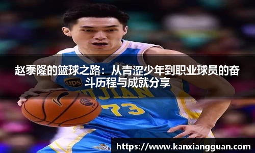赵泰隆的篮球之路：从青涩少年到职业球员的奋斗历程与成就分享